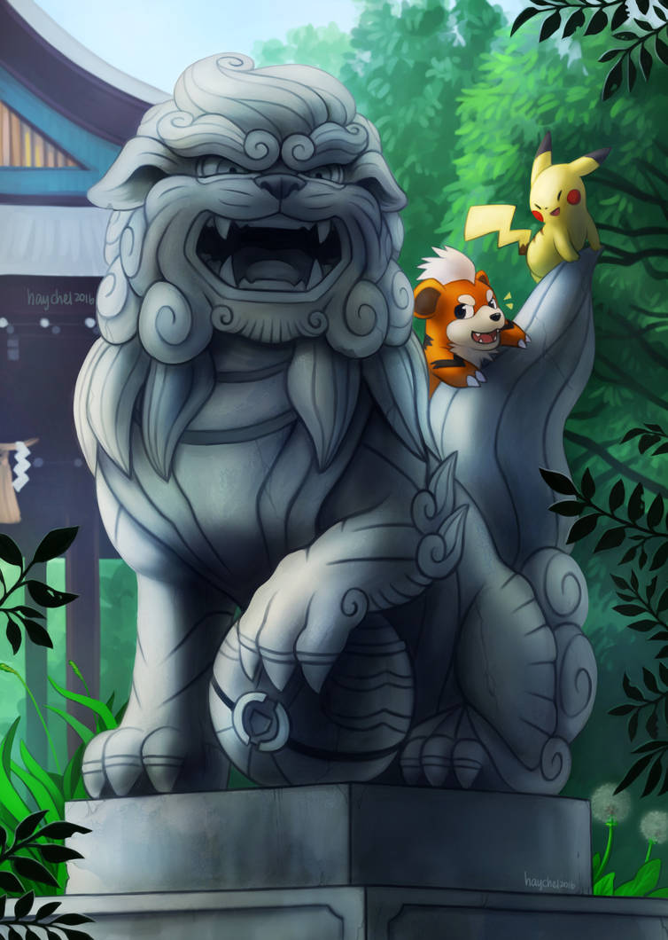 Komainu by Haychel on DeviantArt