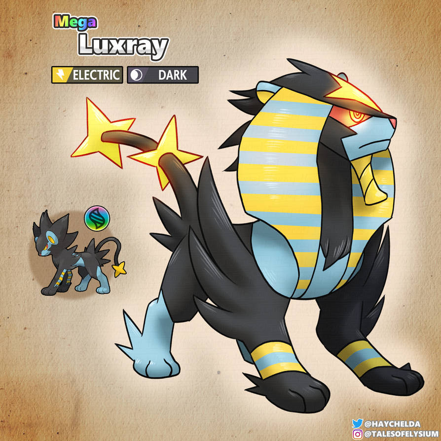 Mega Luxray by Haychel on DeviantArt