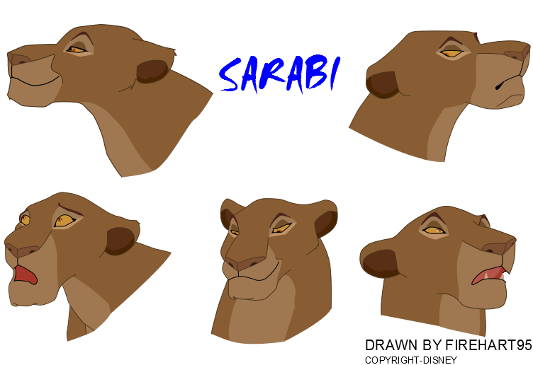 Sarabi Headshot Drawings