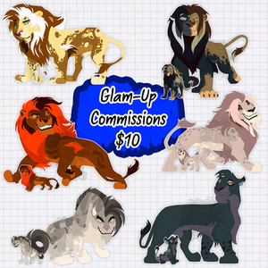 Glam-Up Commissions OPEN!