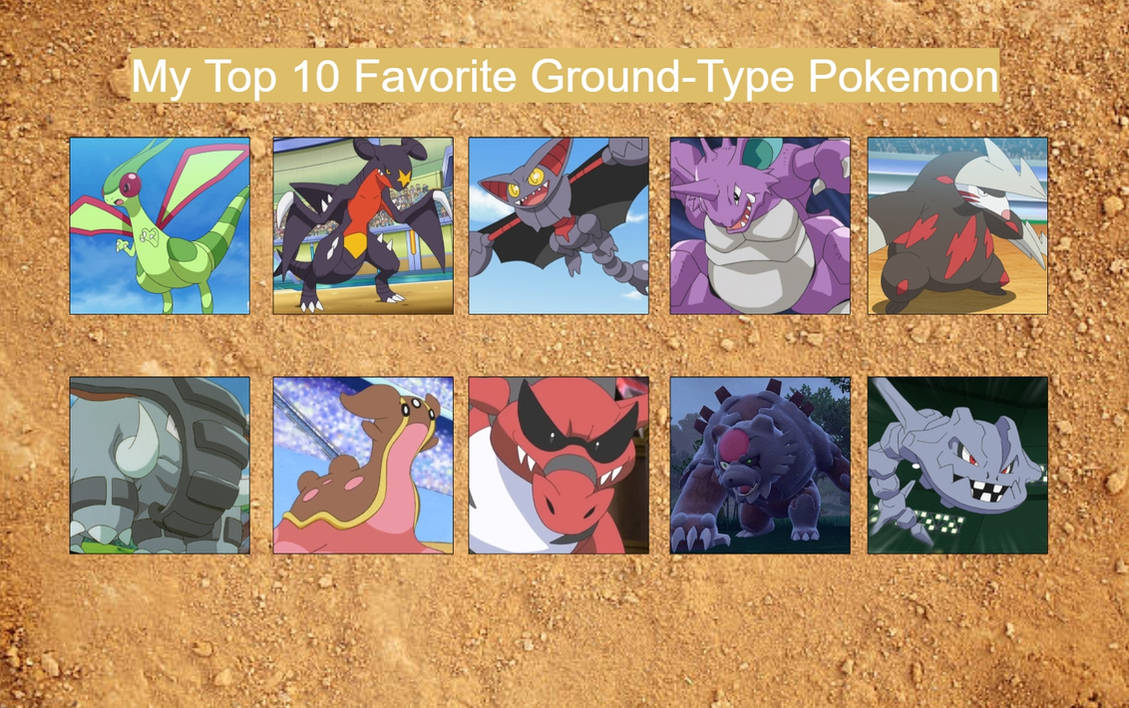 My Top 10 Favorite Ground-type Pokemon by Habanero2009 on DeviantArt