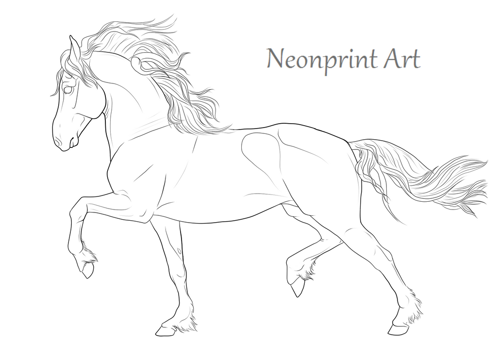 Lineart Commission |horsesrunninbyme by Ascherri Lineart Commission |horsesrunninbyme by Ascherri