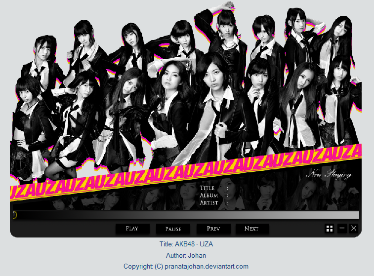 AKB48 - UZA WMP skin