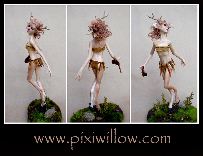 FAWN GIRL sculpture