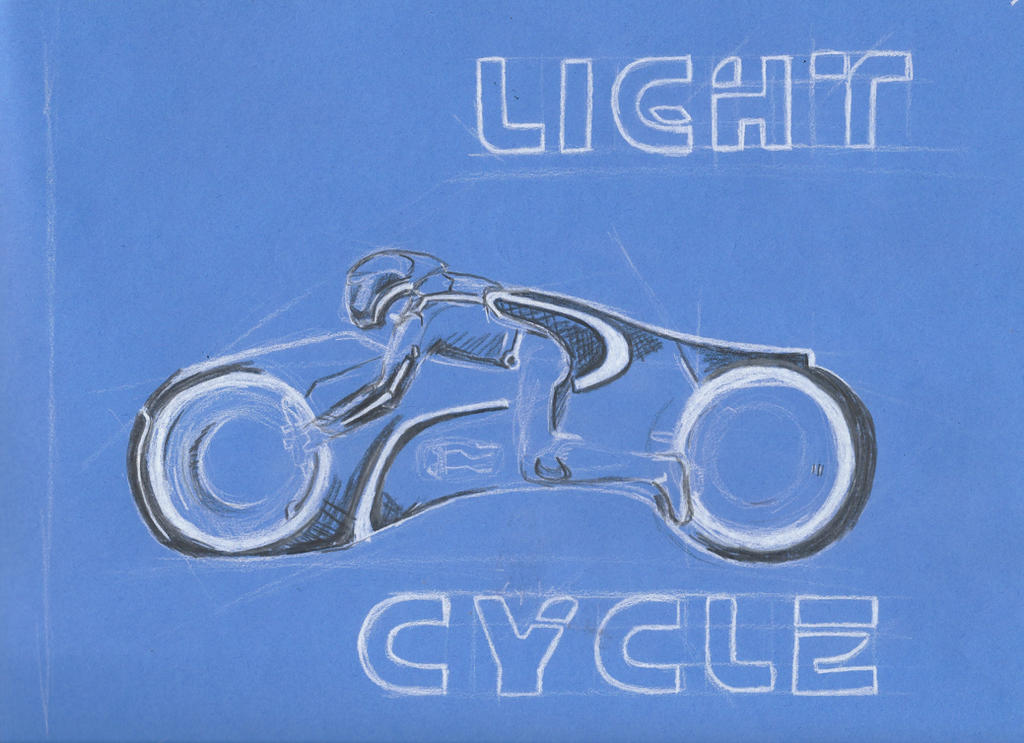 L is for Light Cycle by EmmaFlorian on DeviantArt