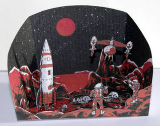 Ici... la lune - Vintage French Papercraft