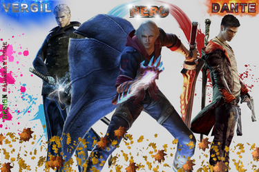 DMC 4 Nero vs brothers Dante and Vergil