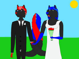 Grim and Dawns wedding photo