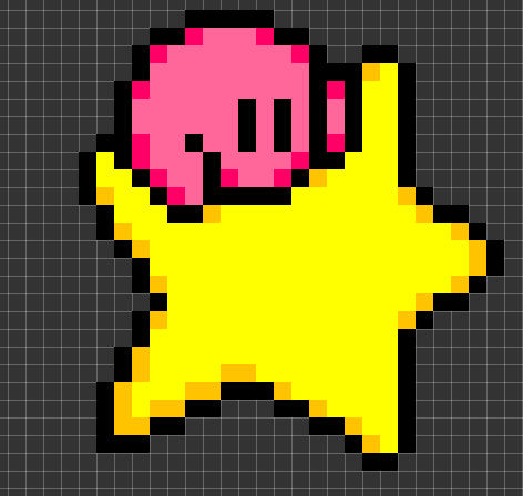 Pixel Art Of Super Star Kirby by BlackStarRules1 on DeviantArt