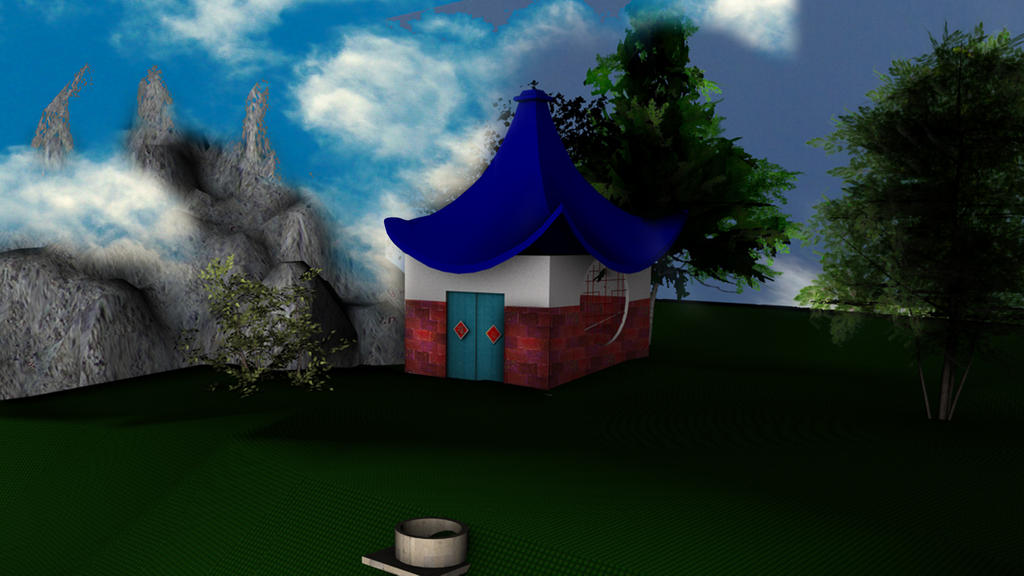 Grandpa Gohan's house by Pici666 on DeviantArt