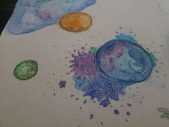 Watercolour planets