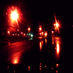 Rain Blurred Night