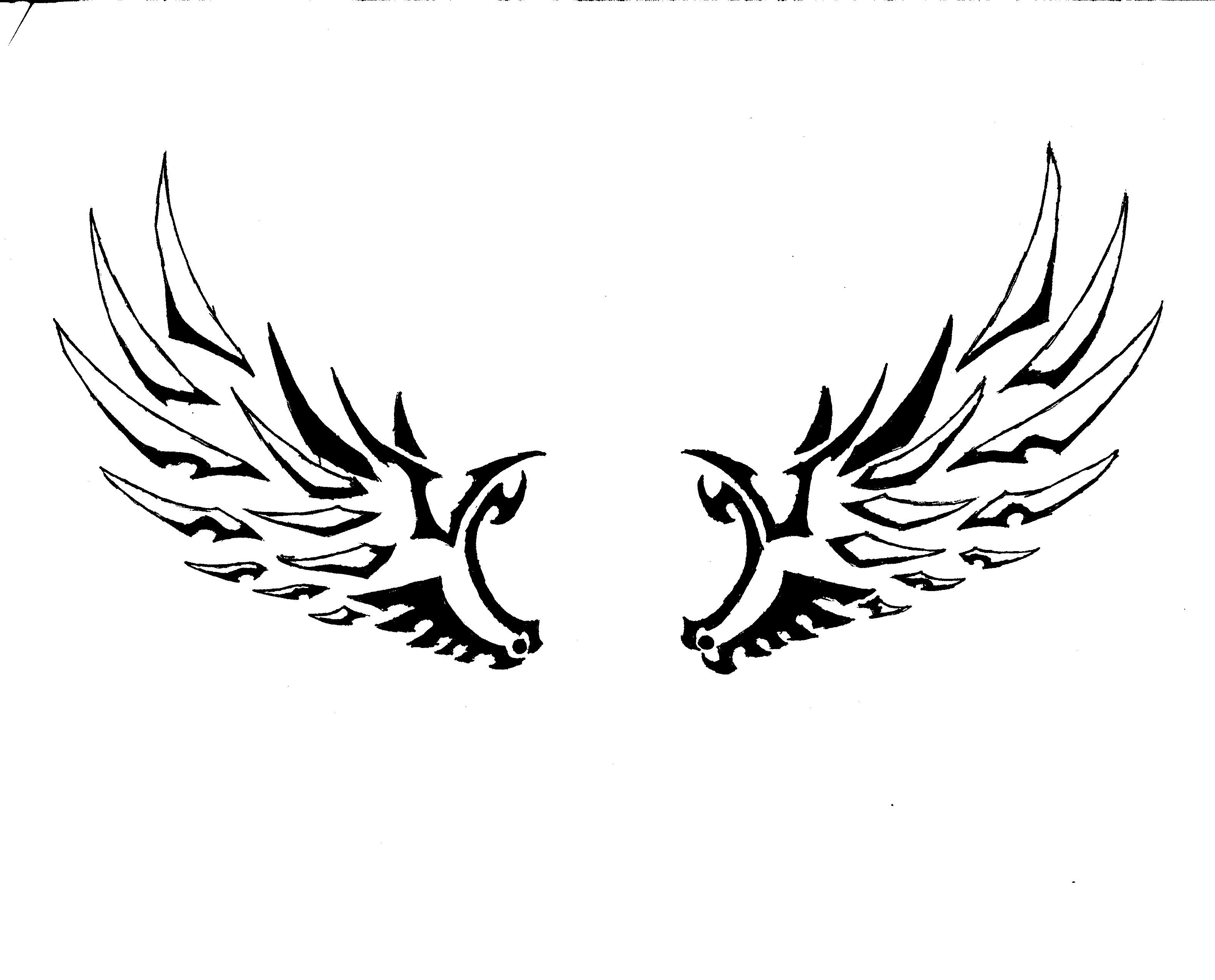 Tribal Angel Wings by DarkSeraphim02 on DeviantArt