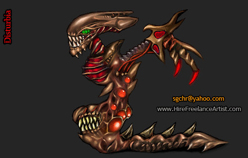 Disturbia (Animated Monster, Game Art) by synthoverseer on DeviantArt