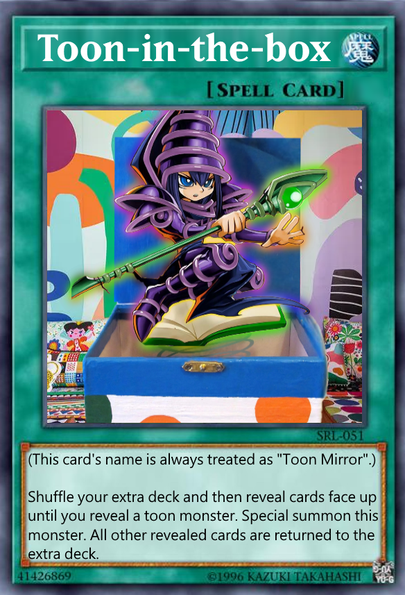 Toon-in-the-box Yugioh Toon Card by Exovedate on DeviantArt Toon-in-the-box Yugioh Toon Card by Exovedate on DeviantArt
