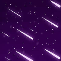 Pixel Meteor Shower (free to use)