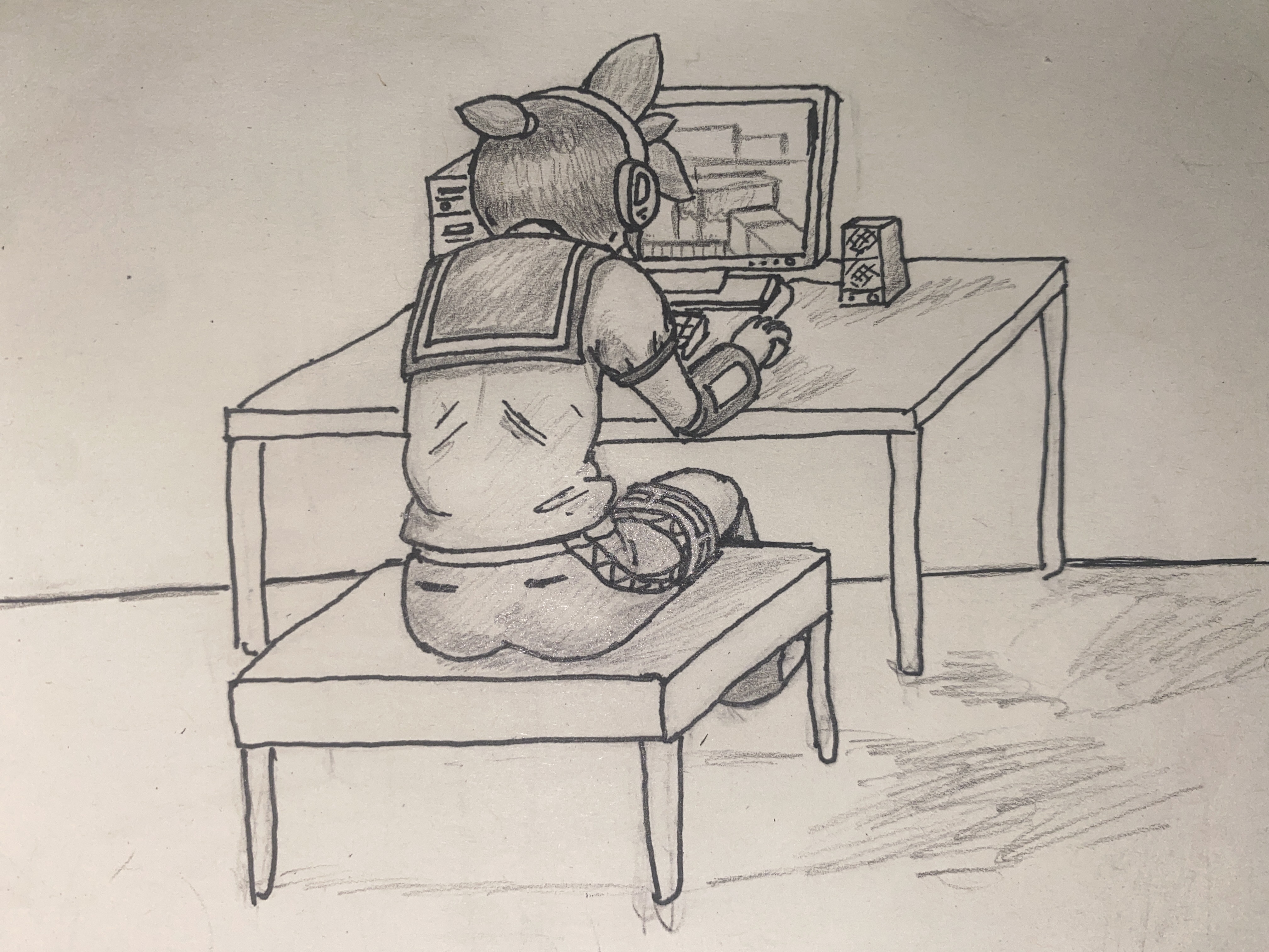 Gaming Computer Desktop Deviantart Playing computer by ddolgi12 on DeviantArt