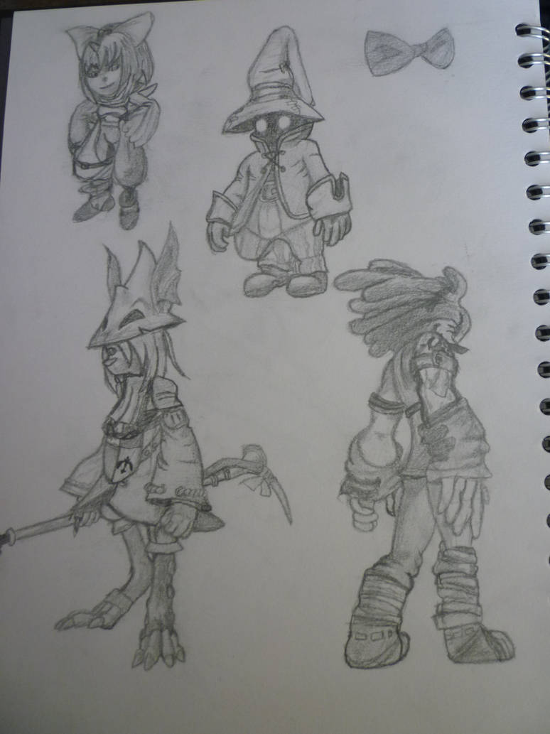 Pre Rendered Ffix FFIX Characters part 1 of 2 by chrisgotjar on DeviantArt