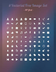 100st Vectorial set icones for User Interface