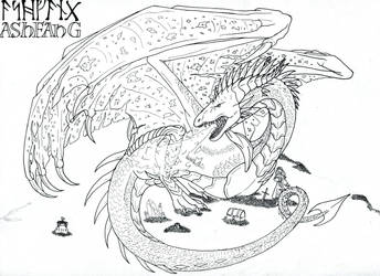 HTTYD Contest Entry #1: Ashfang(inked)