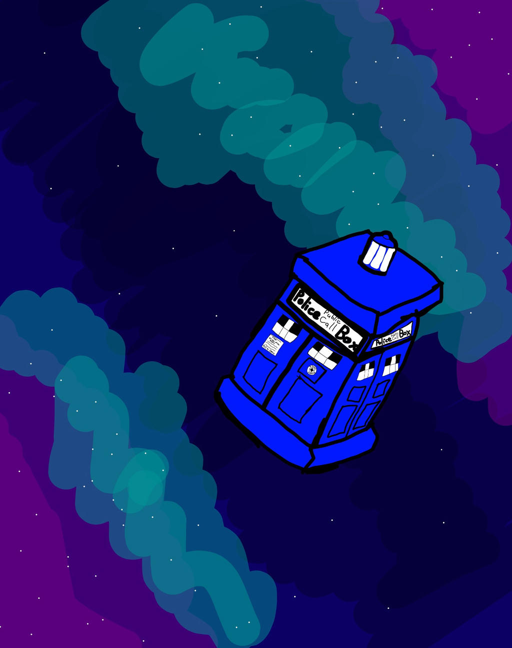 Nasa Tardis Tardis in Space by SmuggleMuffin on DeviantArt