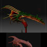 Dragon scythe model thingy