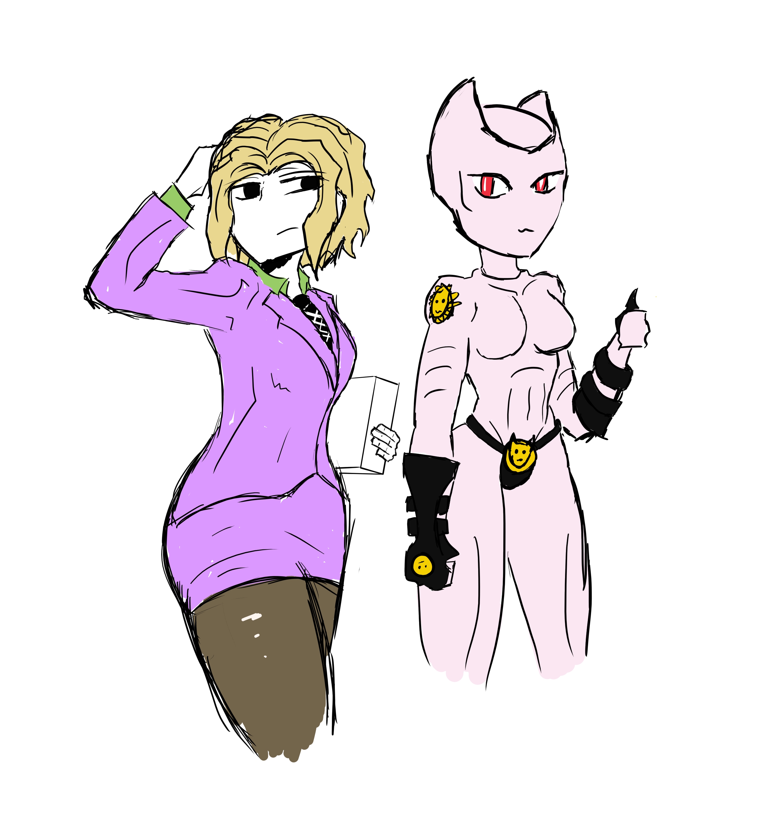 Kira Posing With Killer Queen by Darkangelreturn on DeviantArt