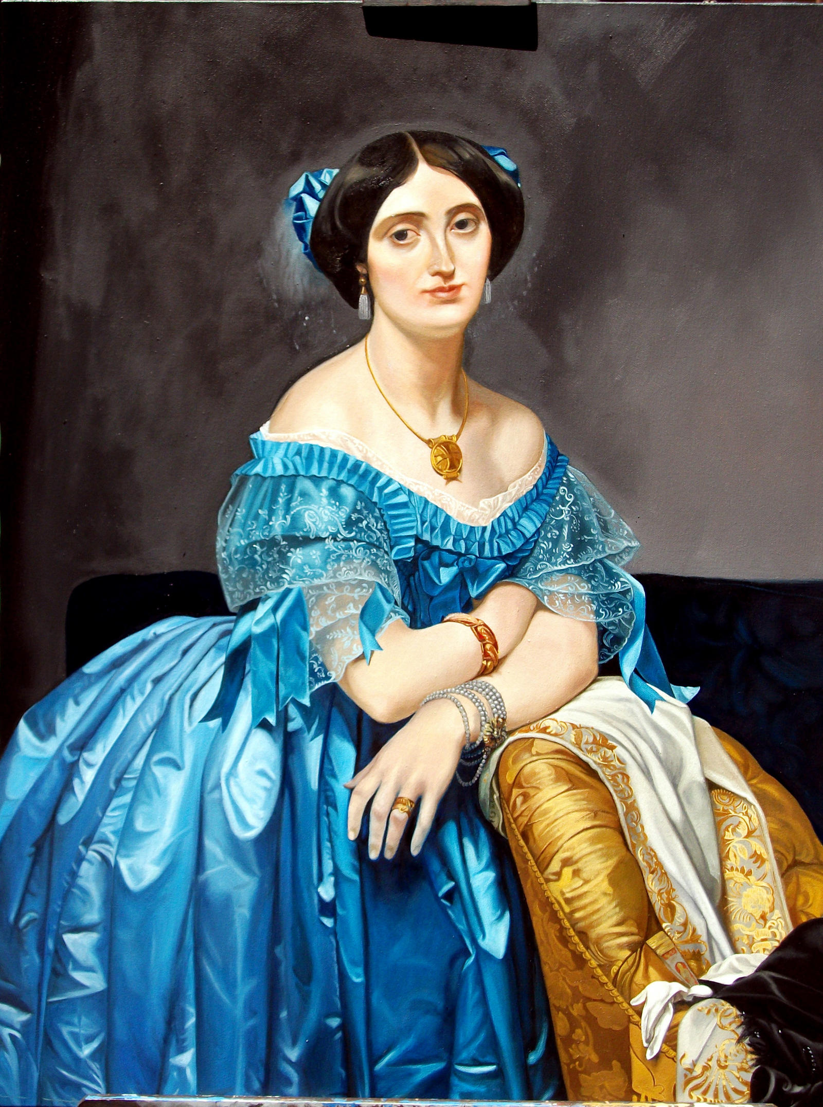 Copy by Ingres, Princess Pauline de Broglie