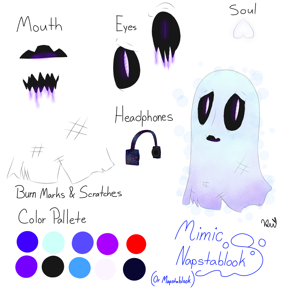 .:Mimicfell:. Character Sheet: Napstablook