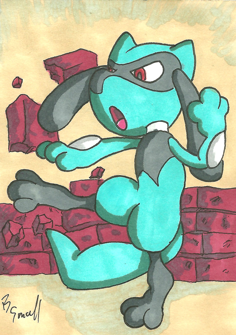 Riolu Sketch Card