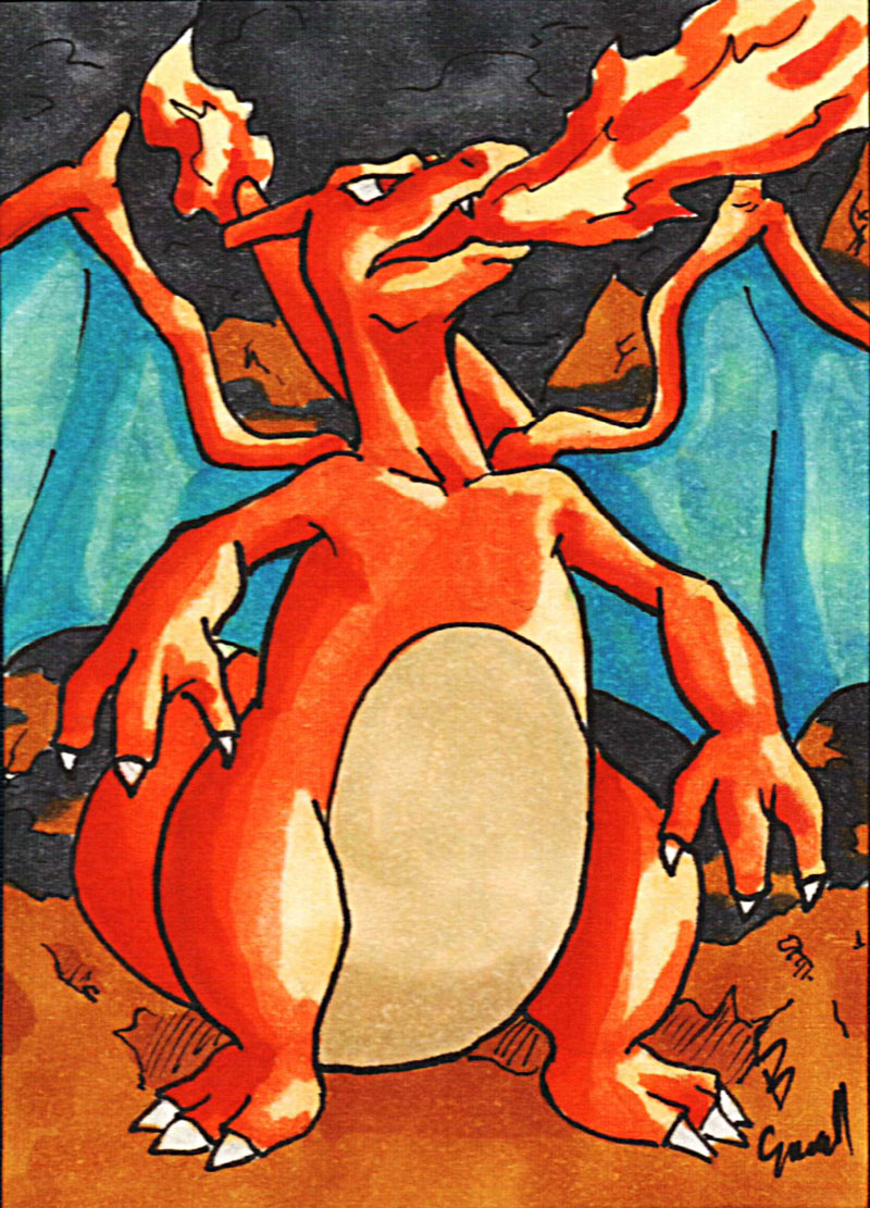 Charizard Sketch Card