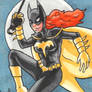 Batgirl Sketch Card