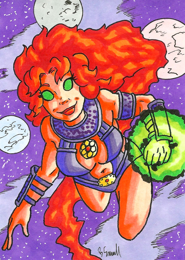 Starfire Sketch Card