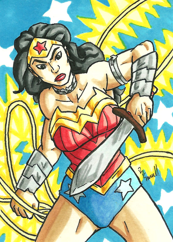 Wonder Woman Sketch Card