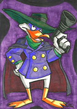 Darkwing Duck Sketch Card