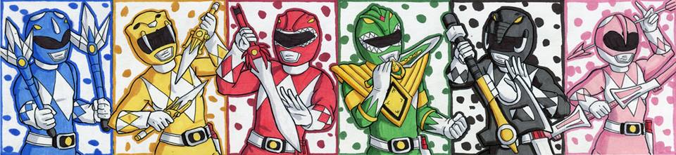 Mighty Morphin Power Rangers Puzzle ATC