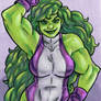 She-Hulk Sketch Card
