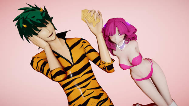 Ran and Rei [MMD x Urusei Yatsura]