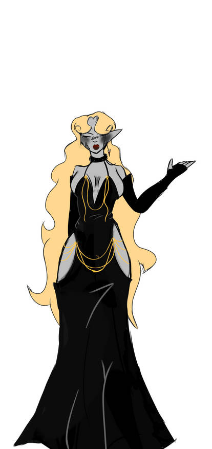 sexy black dress art trend Drawing for Your OC When I first heard the