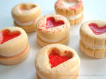 Valentine Shortbread Cookies by quaint-dame