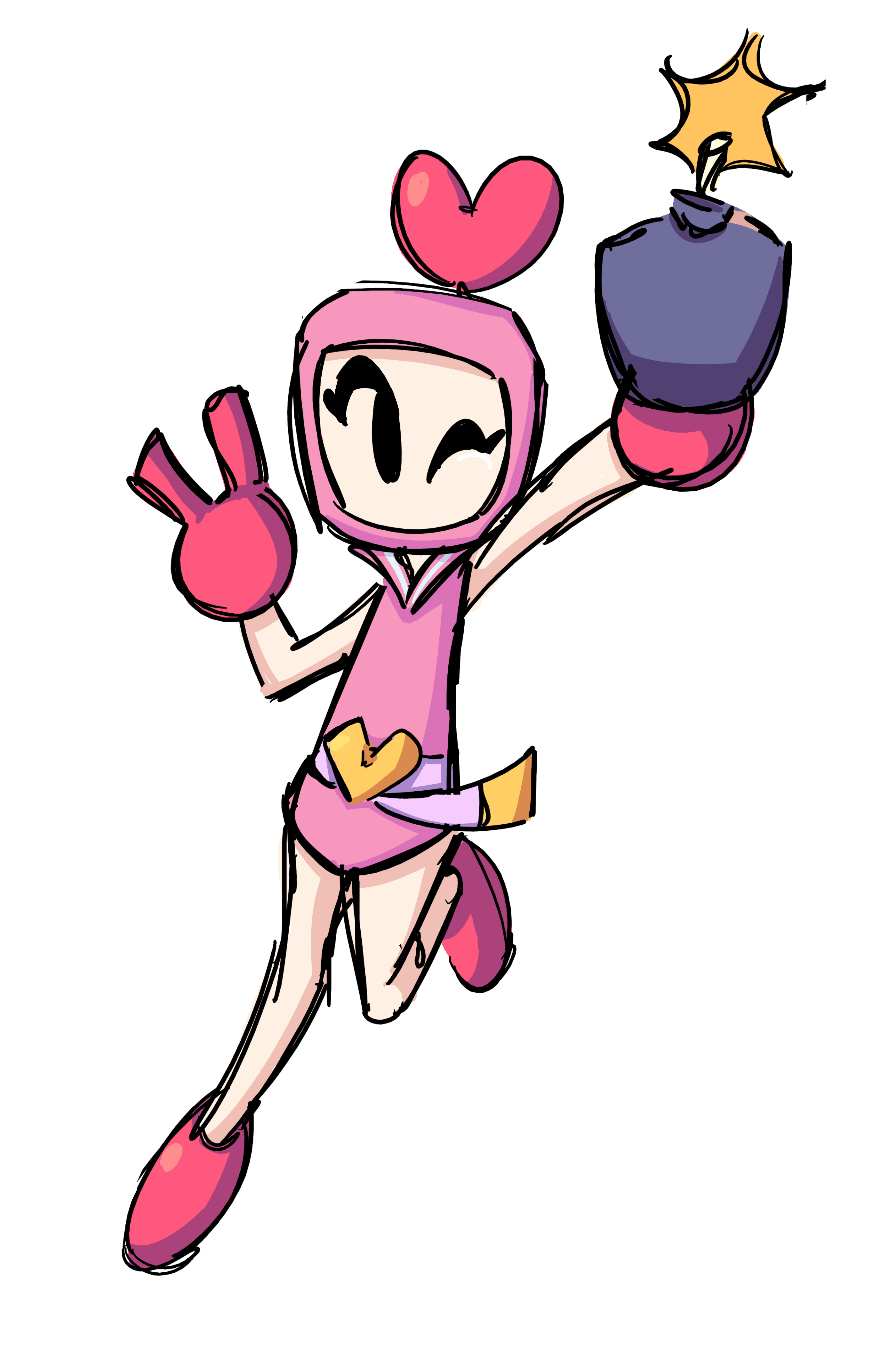 Pink Bomberman R Pink Bomberman by PepinoCreator on DeviantArt