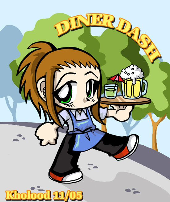 Fanart I made after playing the original Diner Dash games. Classic