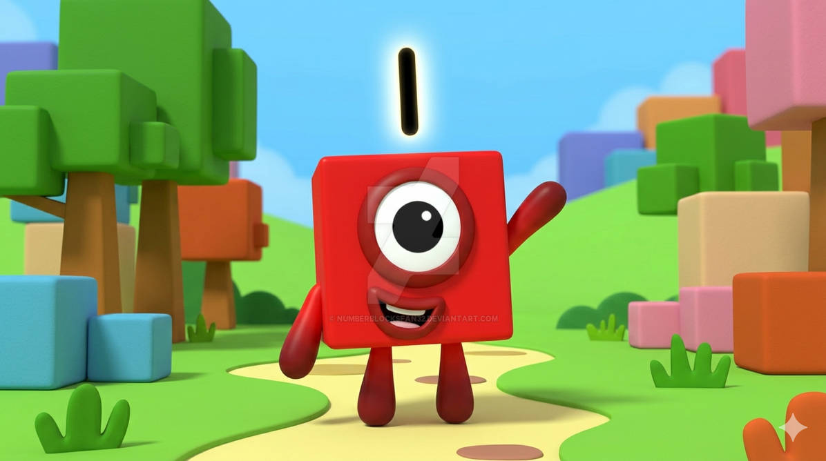 Number One Block Numberlings Numberblock 1 by NumberblocksFan32 on DeviantArt