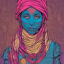 3 - Girl Berber With Art