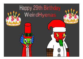 Happy 29th birthday WeirdHyenas from Krank 'n Jack