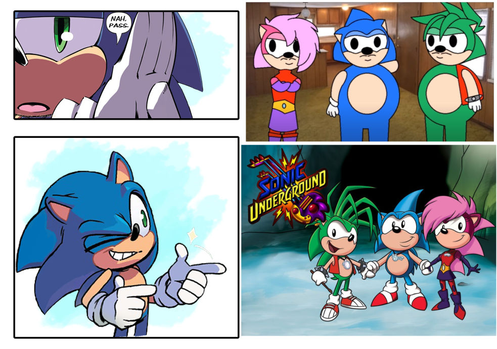 Top 4 memes mais famosos do Sonic.