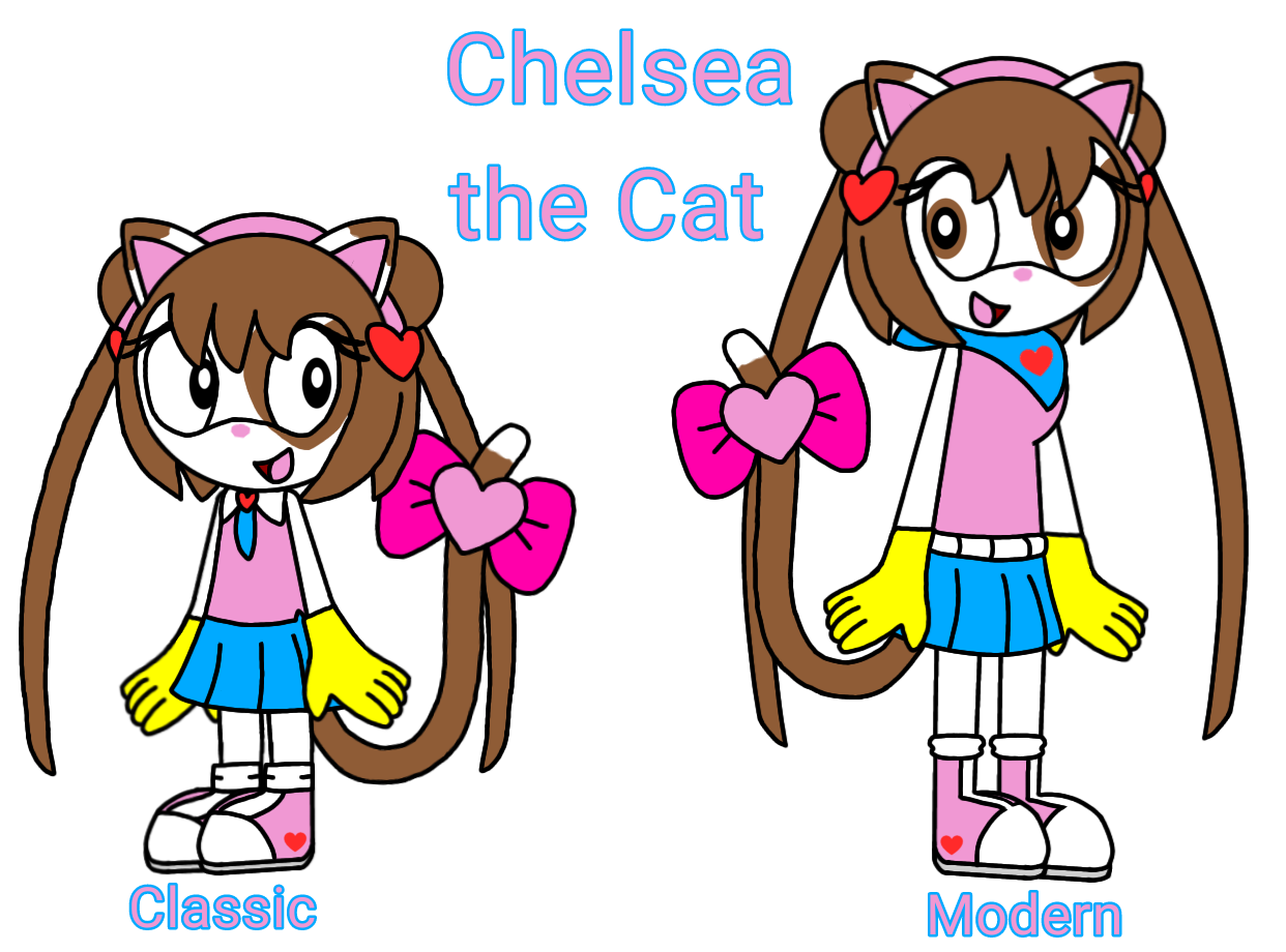 Chelsea Character Classic Chelsea and Modern Chelsea by ChelseaKittyGirl on DeviantArt