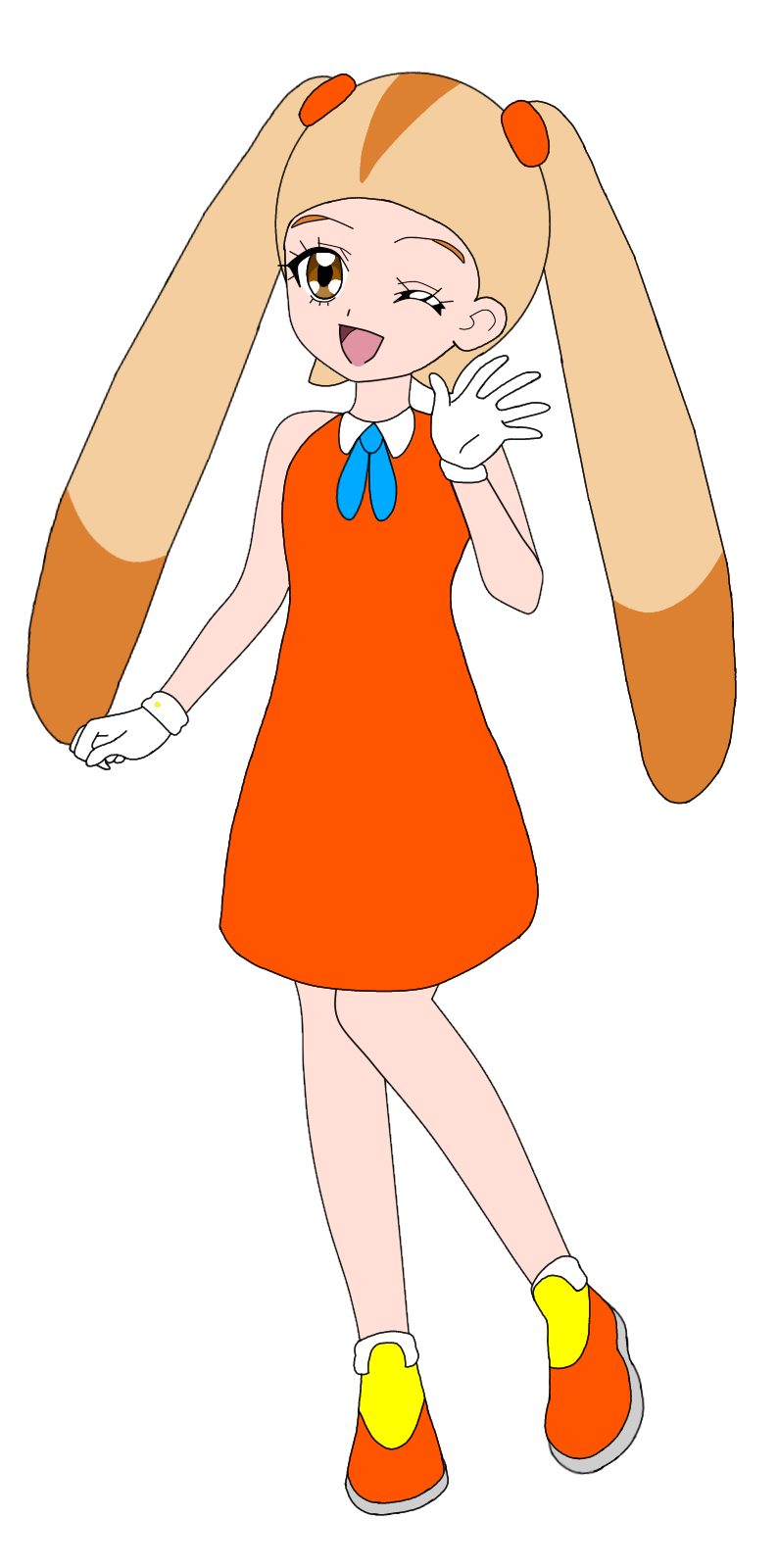 Human Cream the Rabbit by ChelseaKittyGirl on DeviantArt