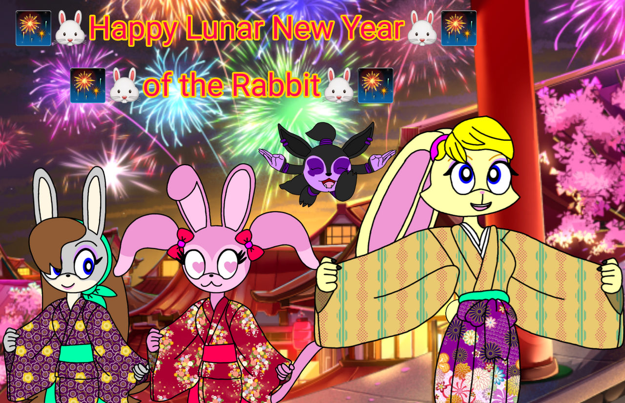 Happy Lunar New Year of the Rabbit by ChelseaKittyGirl on DeviantArt