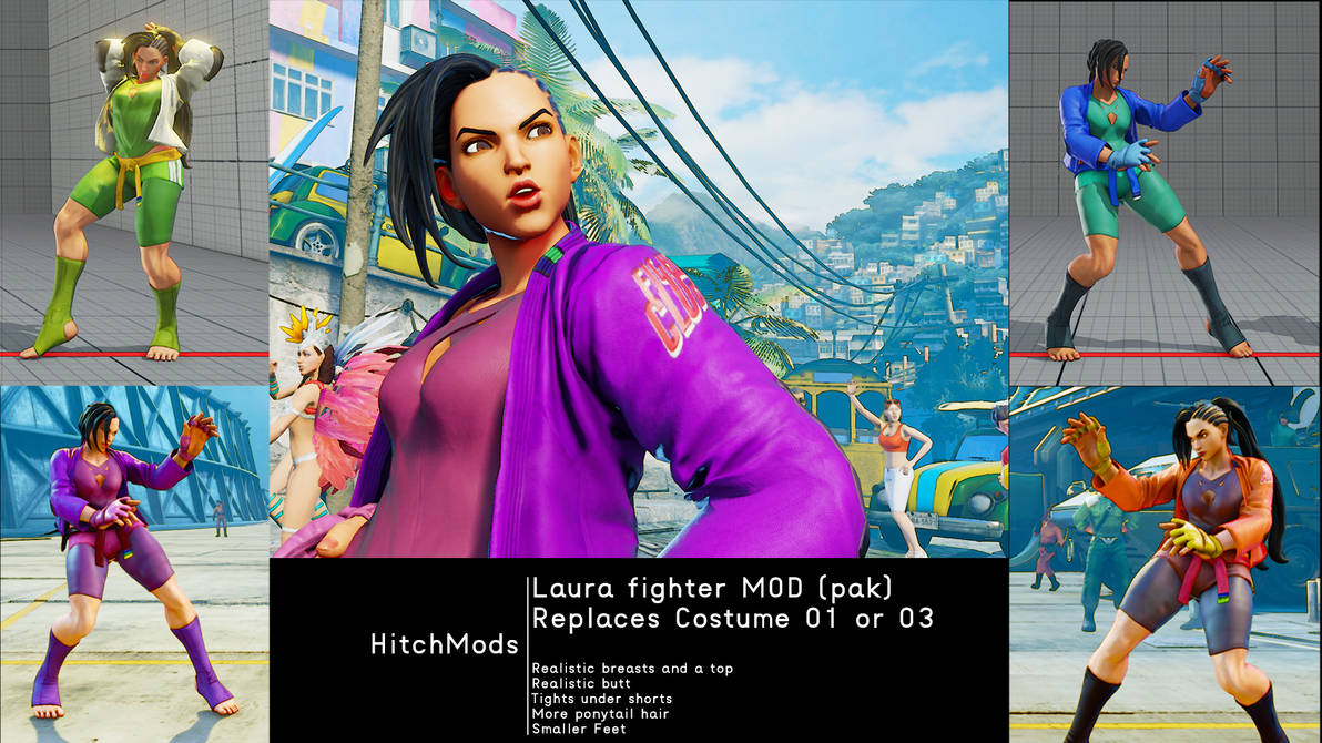 Laur Mod Laura Fighter Mod SFV by wajdyf on DeviantArt